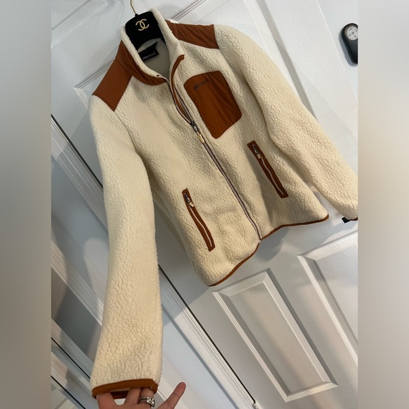Marmot Wiley Sherpa Jacket size S Full Zip color Cream Terra excellent condition - Picture 5 of 13